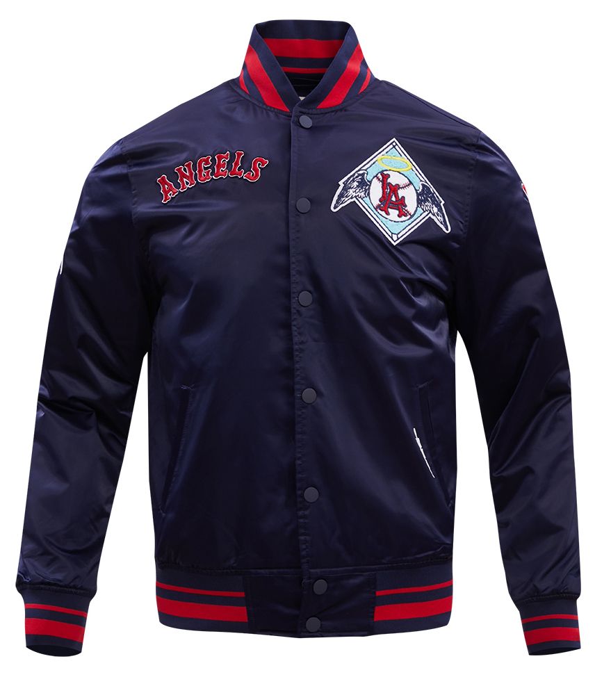 Pro Standard Men's Los Angeles Angels Retro Rib Satin Jacket product image