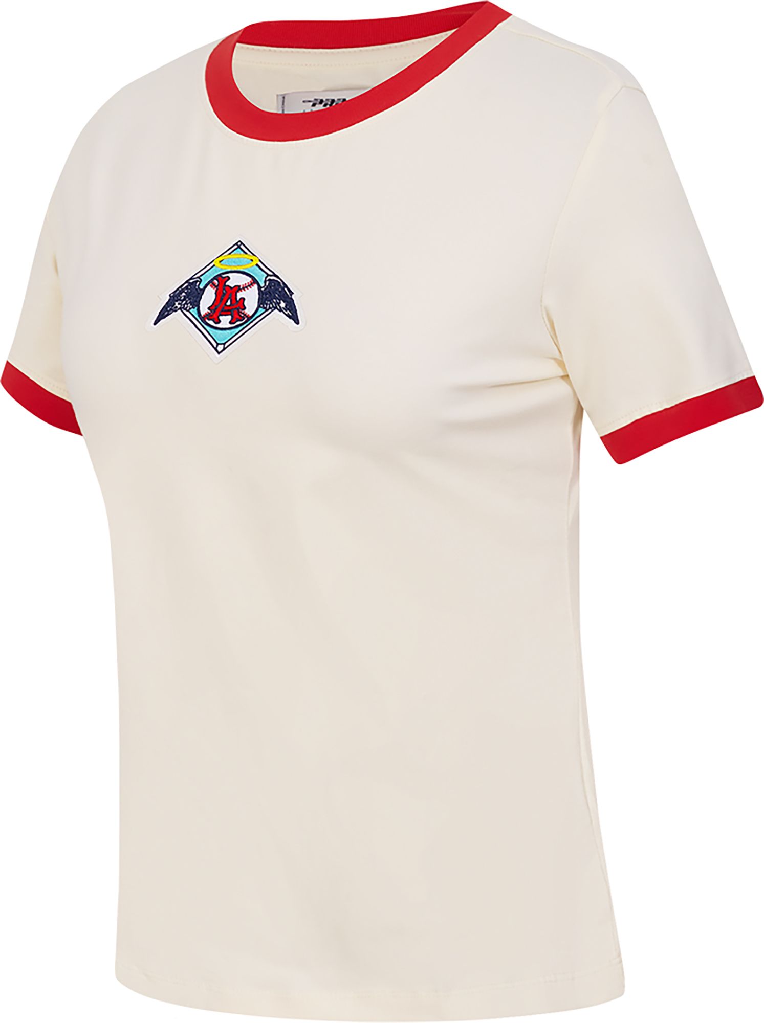 Pro Standard Women's Los Angeles Angels Cream Retro Boxy T-Shirt product image