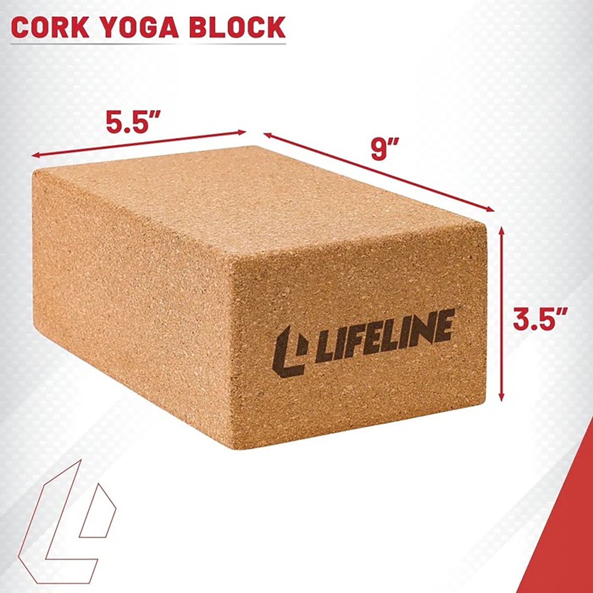 Lifeline Cork Yoga Blocks product image