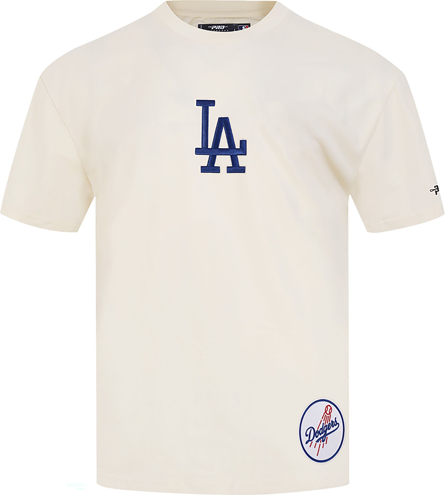 Pro Standard Men's Los Angeles Dodgers Cream Wingspan Drop Shoulder T-Shirt product image