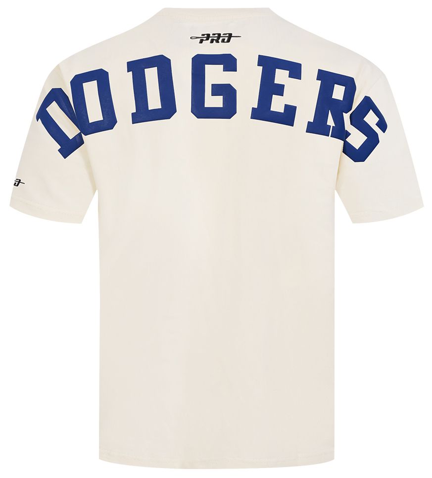 Pro Standard Men's Los Angeles Dodgers Cream Wingspan Drop Shoulder T-Shirt product image
