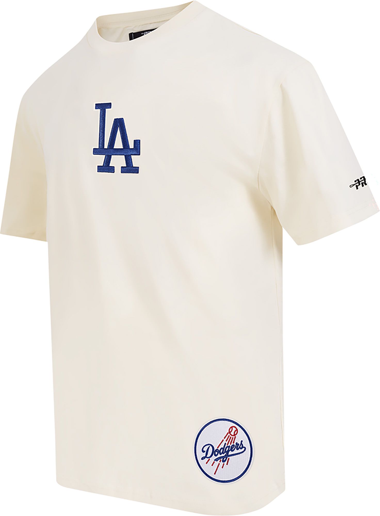 Pro Standard Men's Los Angeles Dodgers Cream Wingspan Drop Shoulder T-Shirt product image