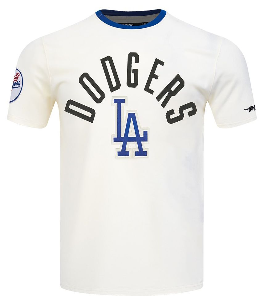 Pro Standard Men's Los Angeles Dodgers Cream Modern Originals T-Shirt product image