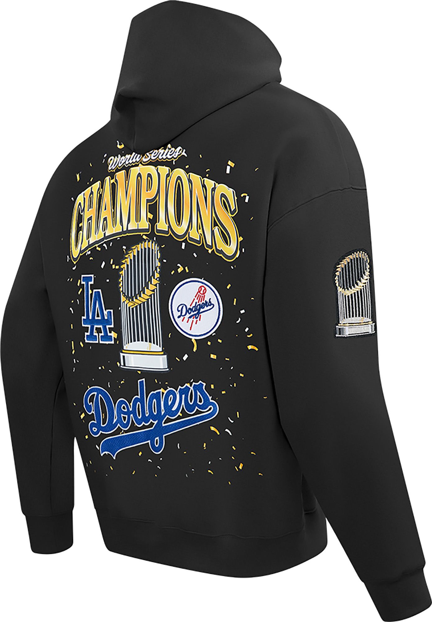Pro Standard Men's Los Angeles Dodgers Black World Series Champs 2025 Fleece Hood product image