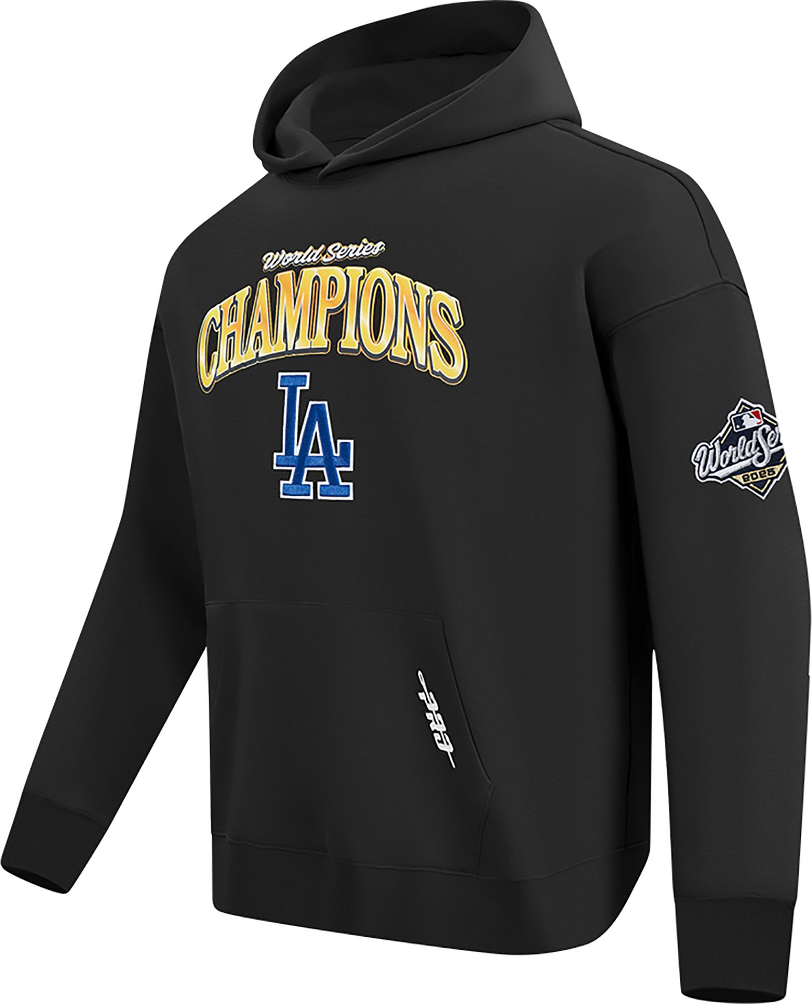 Pro Standard Men's Los Angeles Dodgers Black World Series Champs 2025 Fleece Hood product image