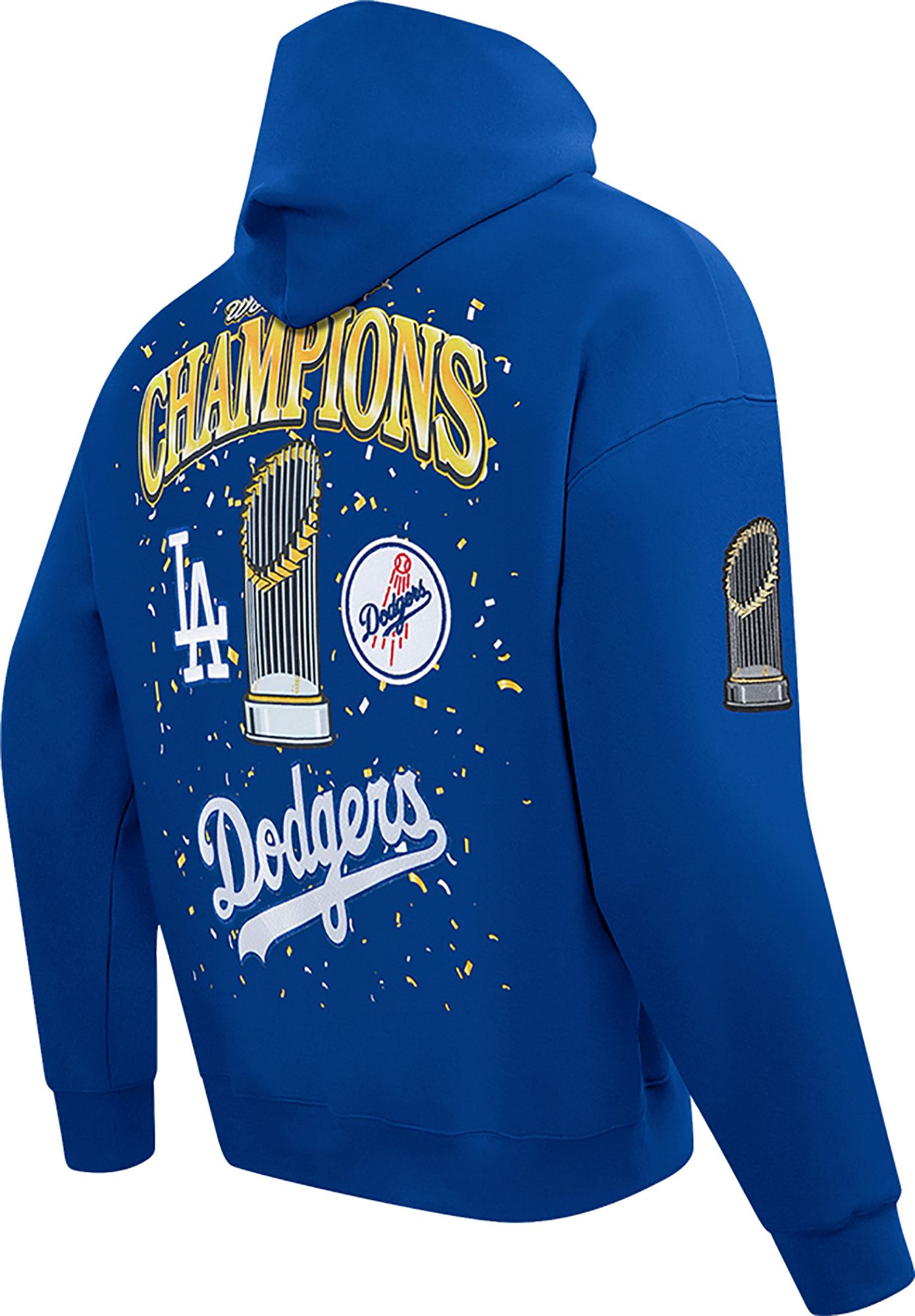 Pro Standard Men's Los Angeles Dodgers Blue World Series Champs 2025 Fleece Hood product image