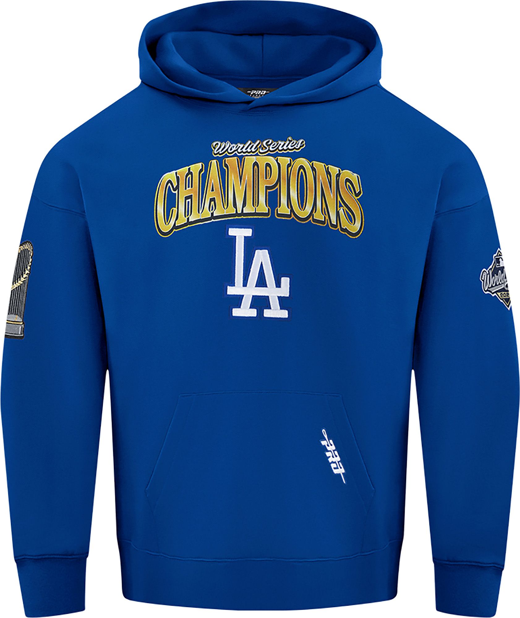 Pro Standard Men's Los Angeles Dodgers Blue World Series Champs 2025 Fleece Hood product image