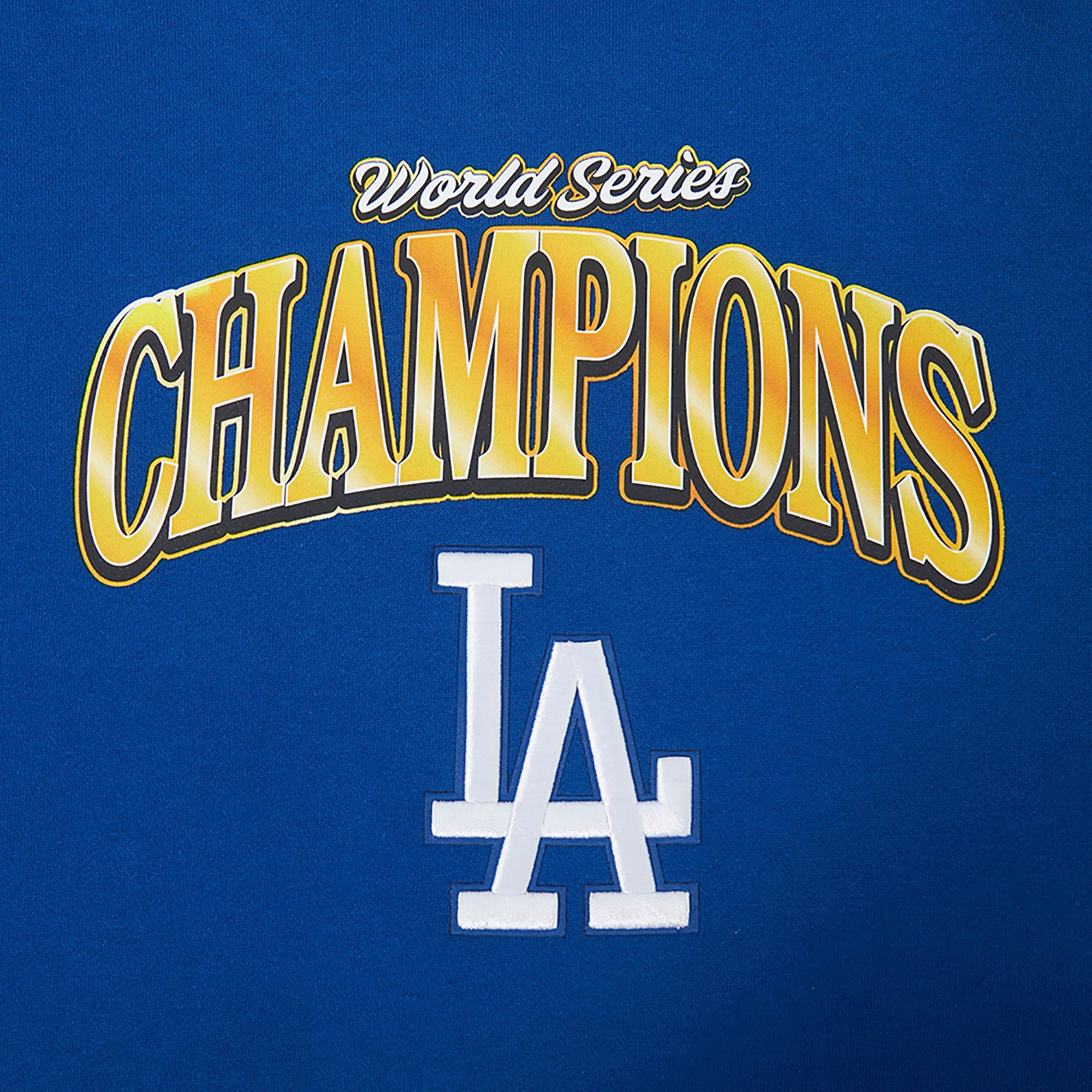 Pro Standard Men's Los Angeles Dodgers Blue World Series Champs 2025 Fleece Hood product image