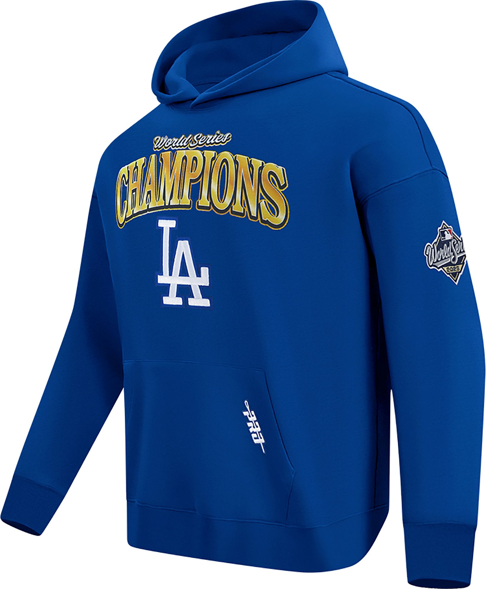 Pro Standard Men's Los Angeles Dodgers Blue World Series Champs 2025 Fleece Hood product image