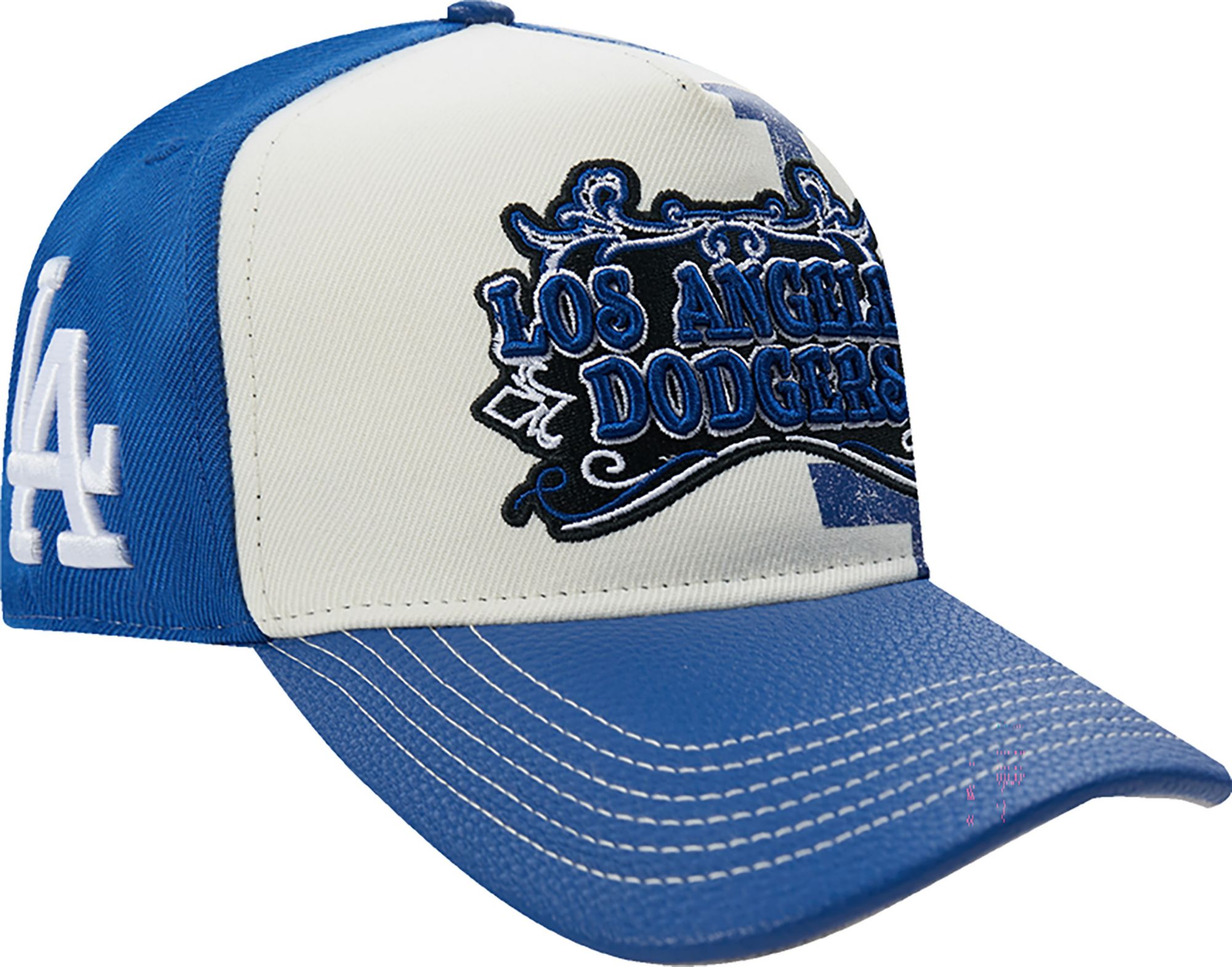 Pro Standard Adult Los Angeles Dodgers Cream Wool Strapback Hat product image
