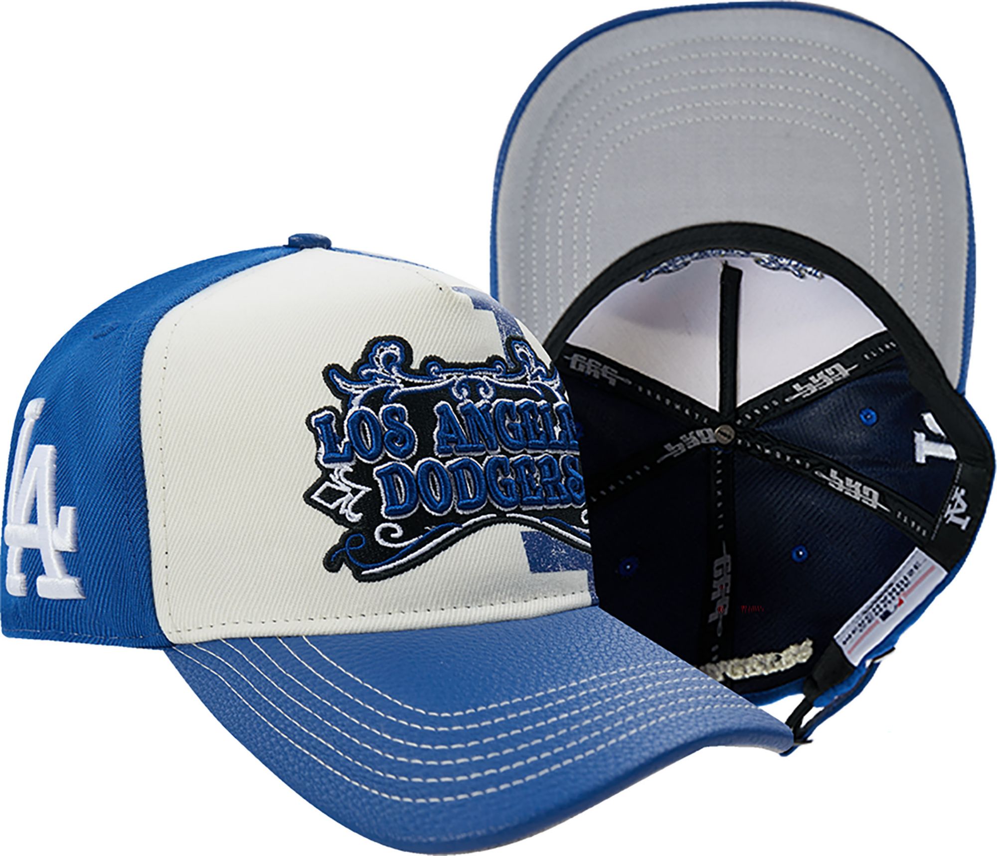 Pro Standard Adult Los Angeles Dodgers Cream Wool Strapback Hat product image