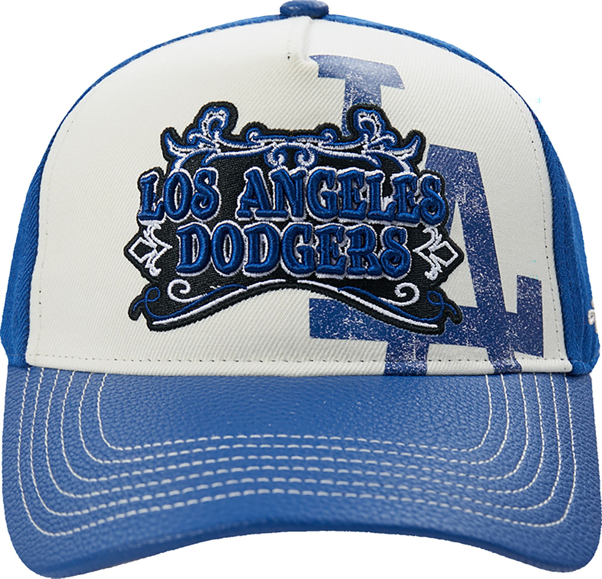 Pro Standard Adult Los Angeles Dodgers Cream Wool Strapback Hat product image