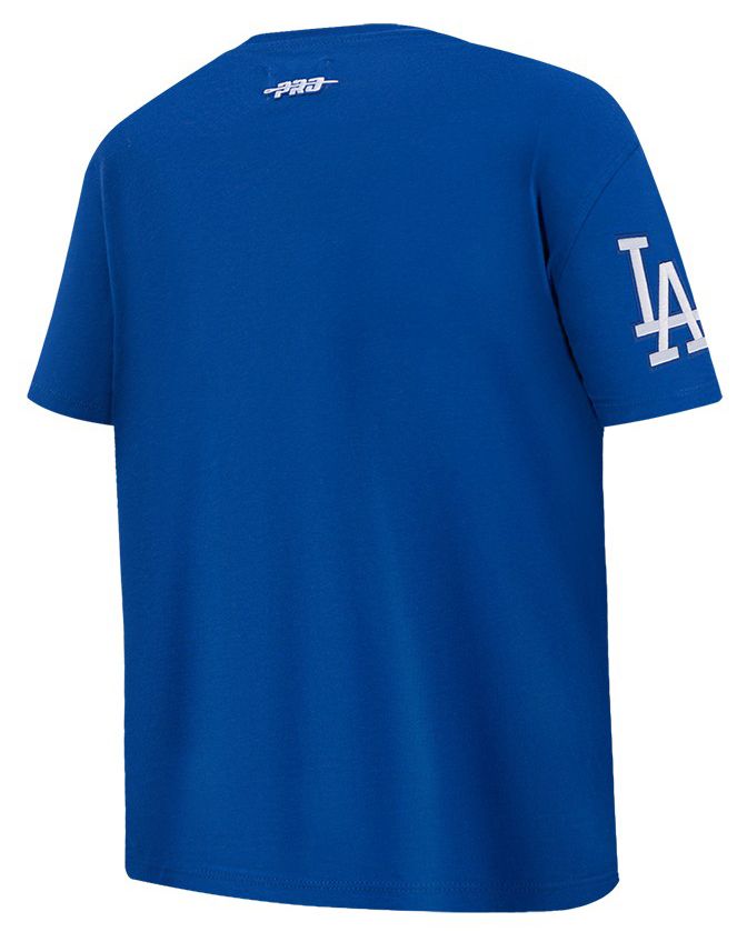 Pro Standard Youth Los Angeles Dodgers Dodger Blue Script Tail T-Shirt product image