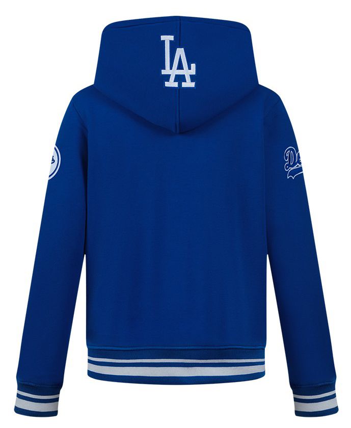 Pro Standard Youth Los Angeles Dodgers Dodger Blue Script Tail Ribbed Fleece Hoodie product image