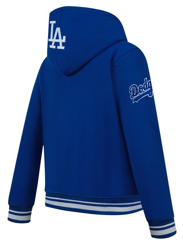 Pro Standard Youth Los Angeles Dodgers Dodger Blue Script Tail Ribbed Fleece Hoodie product image