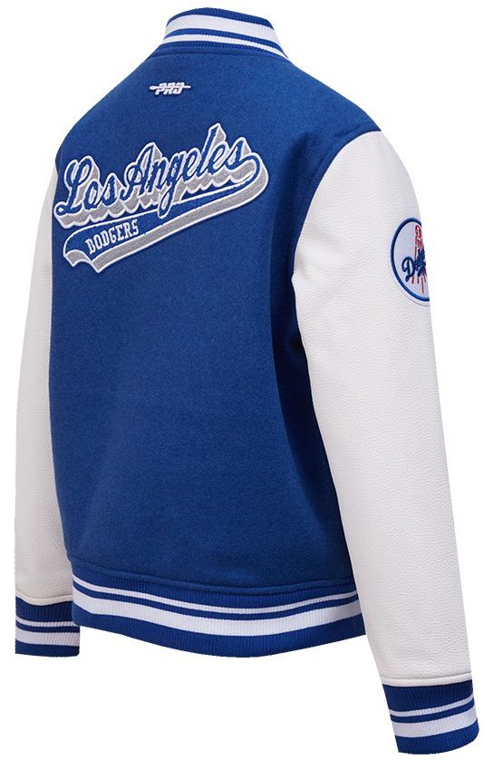 Pro Standard Youth Los Angeles Dodgers Dodger Blue Script Varsity Jacket product image