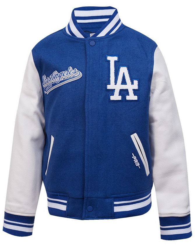 Pro Standard Youth Los Angeles Dodgers Dodger Blue Script Varsity Jacket product image