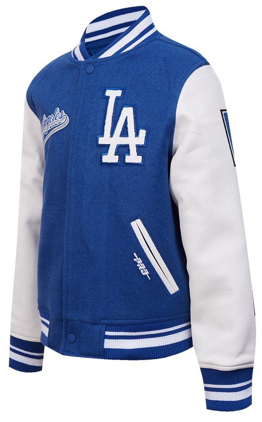 Pro Standard Youth Los Angeles Dodgers Dodger Blue Script Varsity Jacket product image