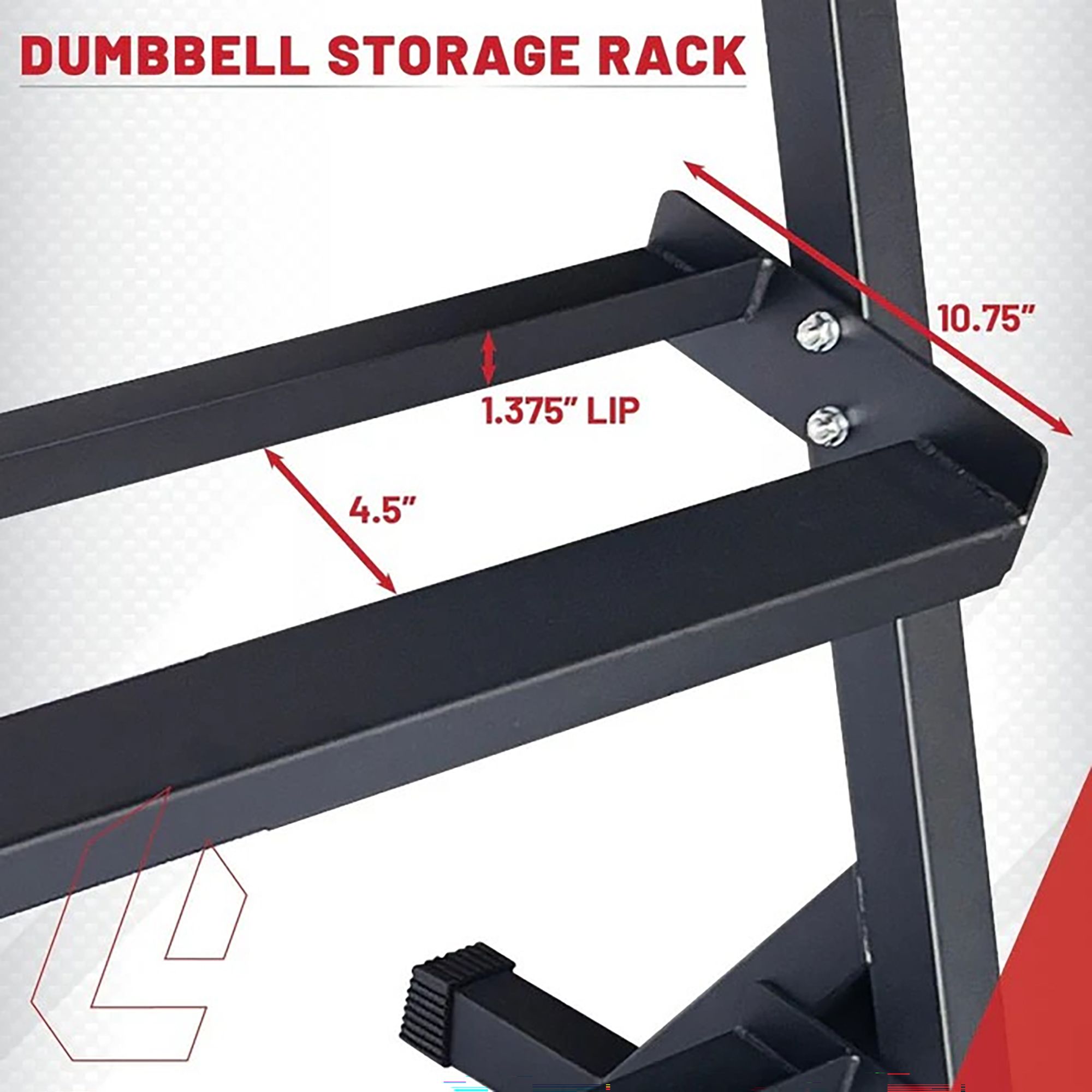Lifeline 3-Tier Dumbbell Rack product image