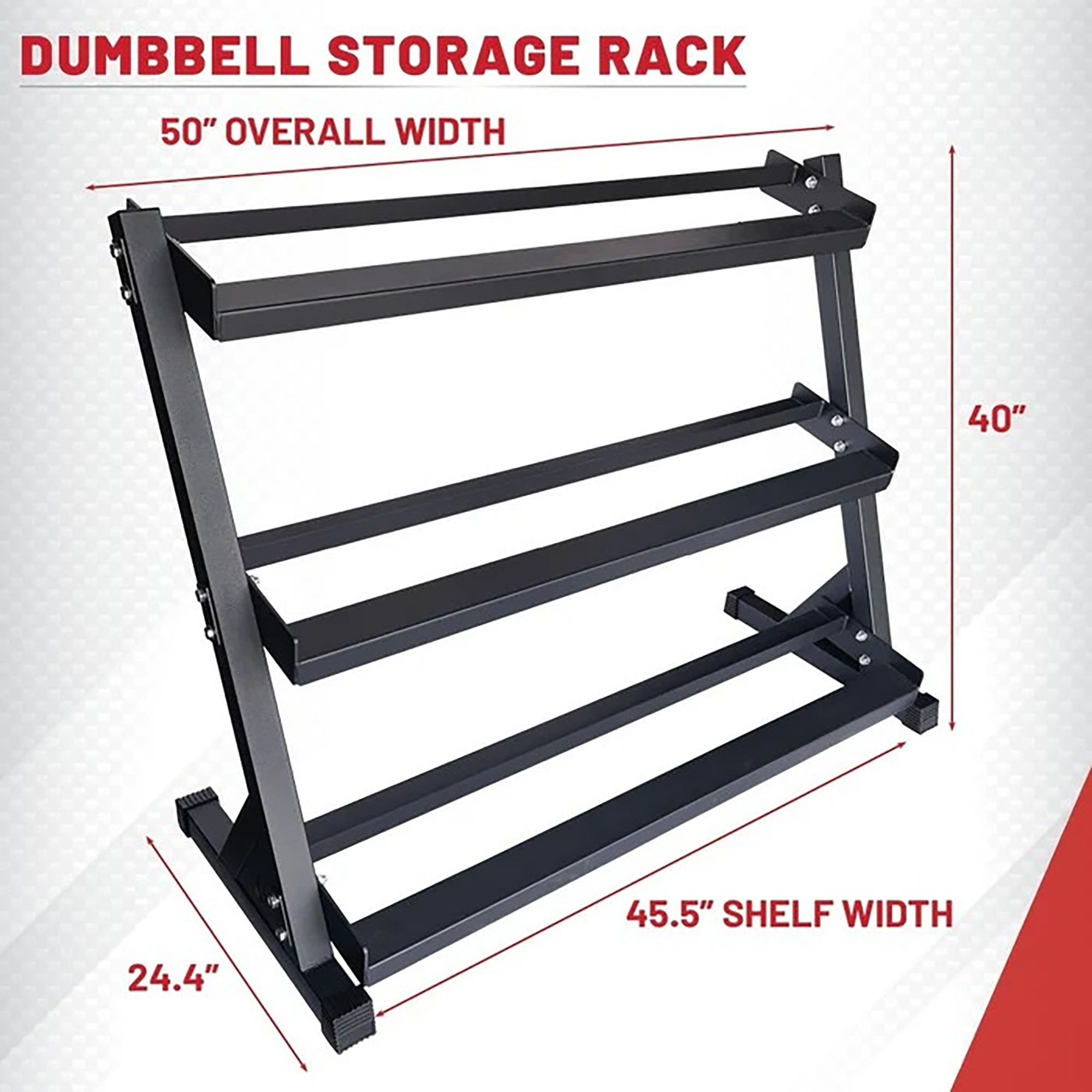 Lifeline 3-Tier Dumbbell Rack product image