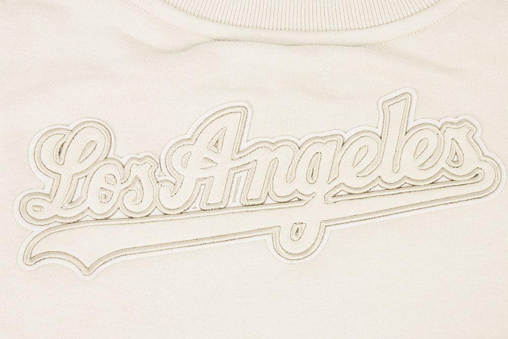 Pro Standard Women's Los Angeles Dodgers Cream Classic Crewneck Sweatshirt product image