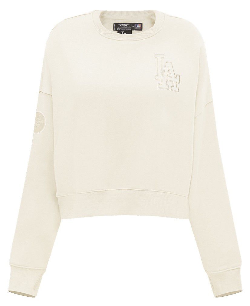 Pro Standard Women's Los Angeles Dodgers Cream Classic Crewneck Sweatshirt product image