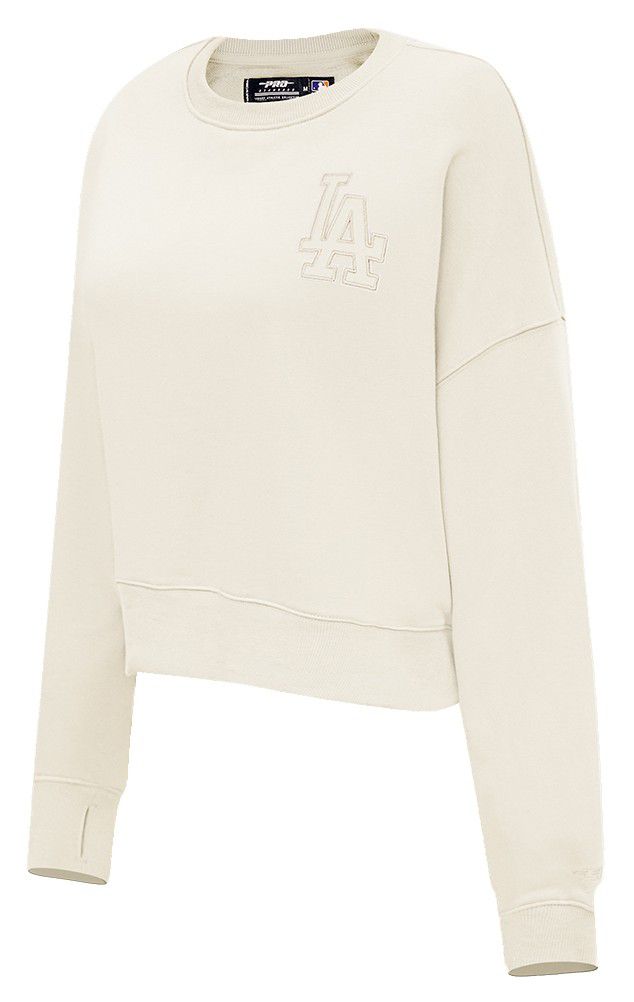 Pro Standard Women's Los Angeles Dodgers Cream Classic Crewneck Sweatshirt product image
