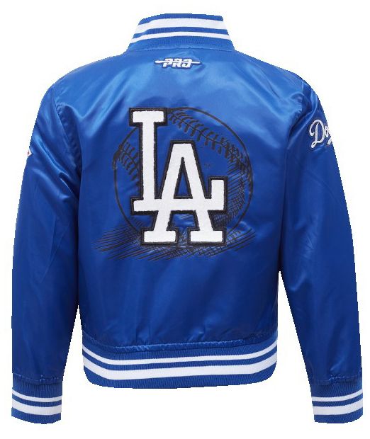 Pro Standard Toddler Los Angeles Dodgers Blue Satin Jacket product image