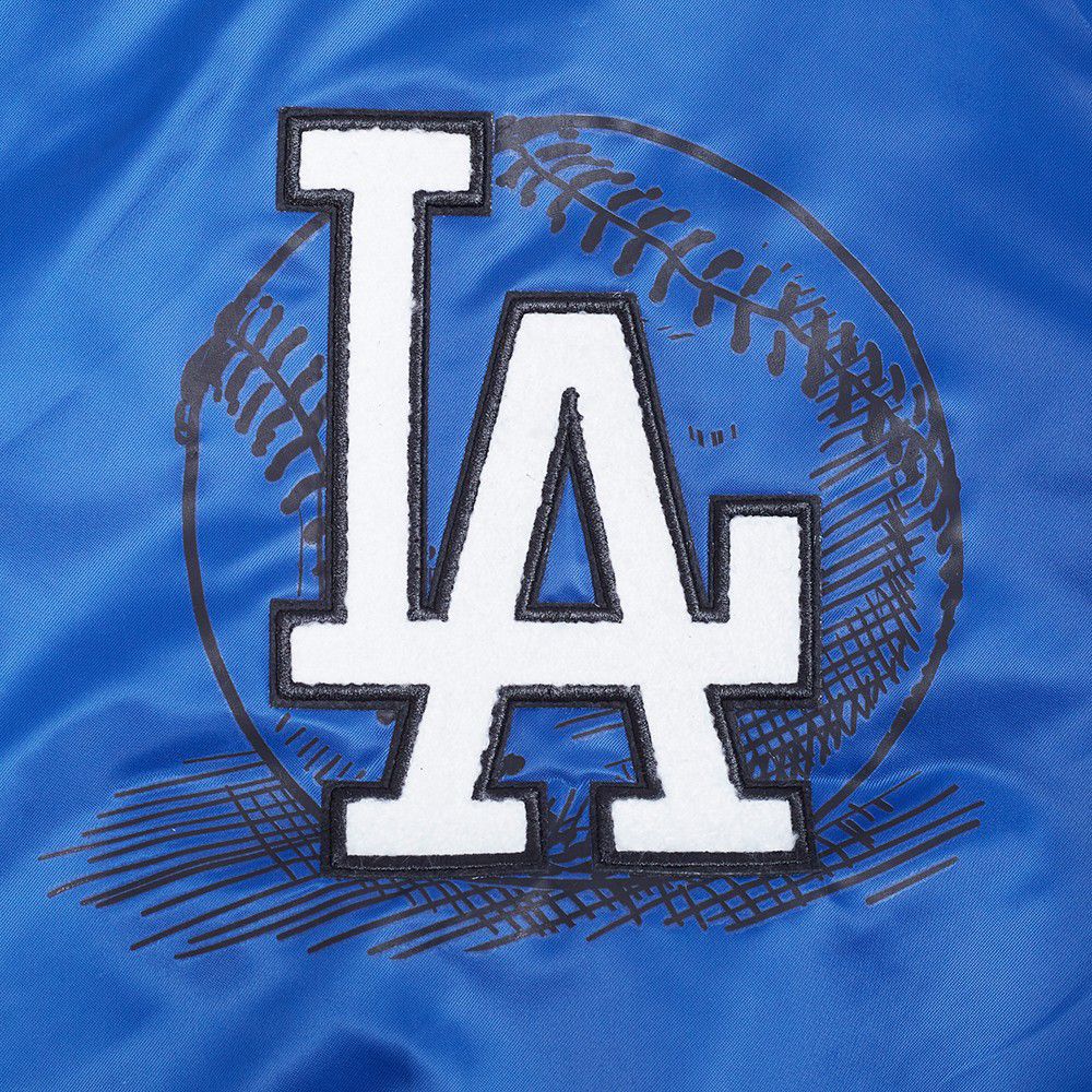 Pro Standard Toddler Los Angeles Dodgers Blue Satin Jacket product image