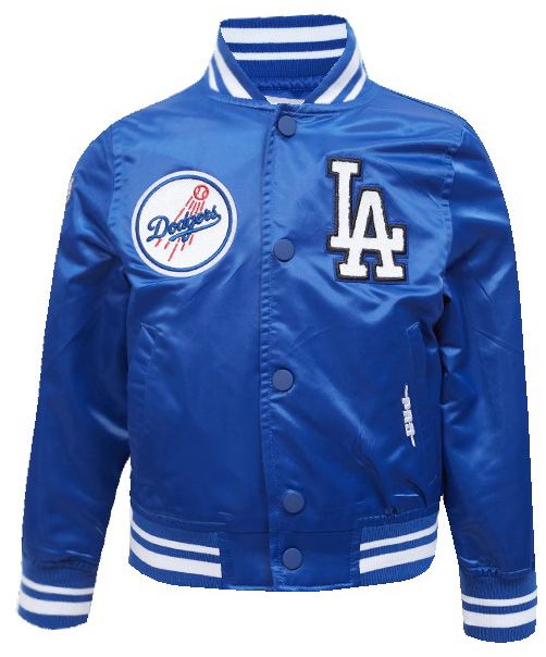 Pro Standard Toddler Los Angeles Dodgers Blue Satin Jacket product image