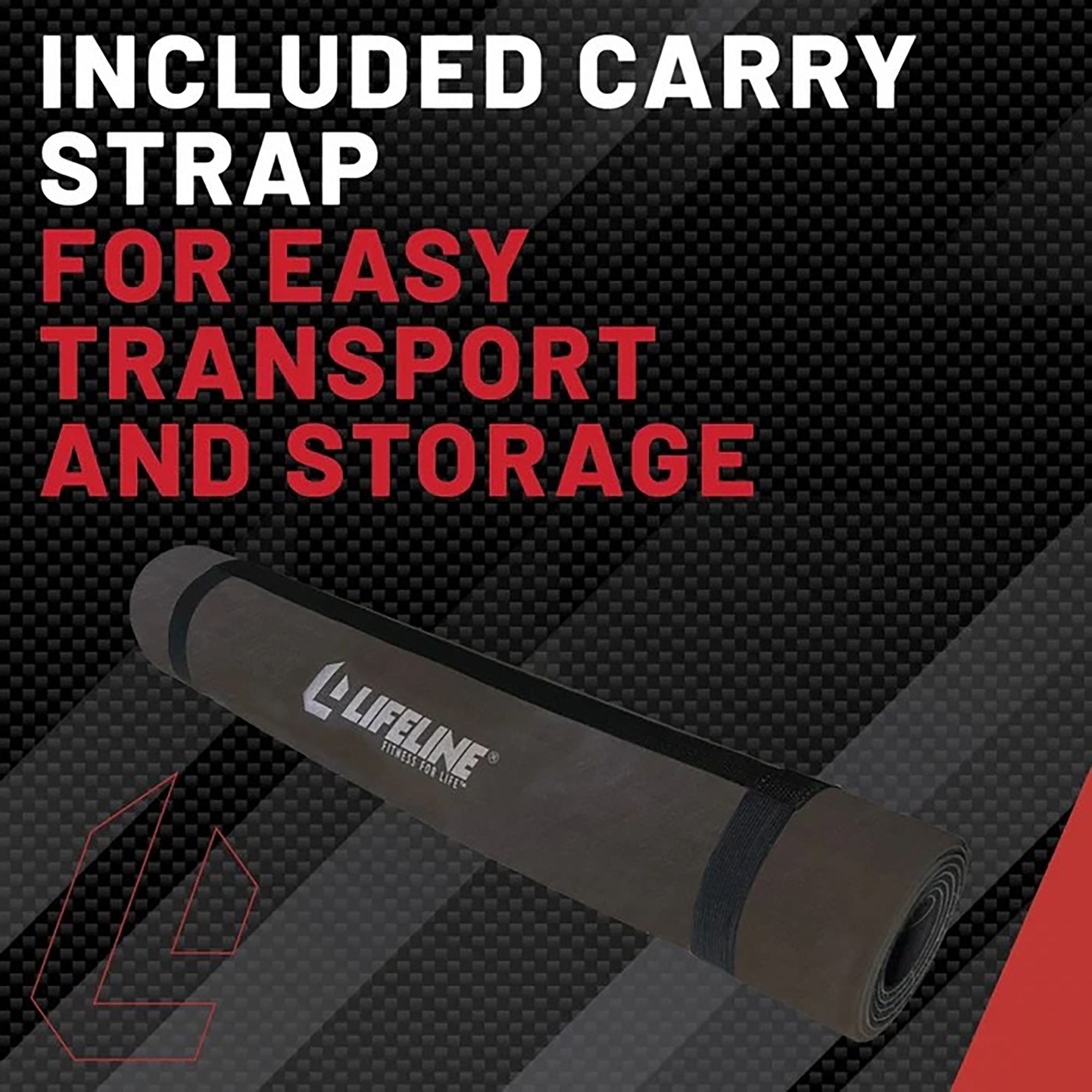 Lifeline 4mm Premium Suede Yoga Mat product image