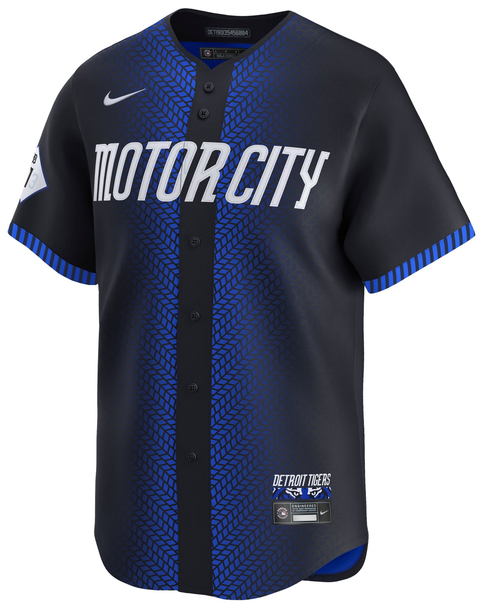 Nike Adult Detroit Tigers City Connect Blue Blank Limited Jersey product image