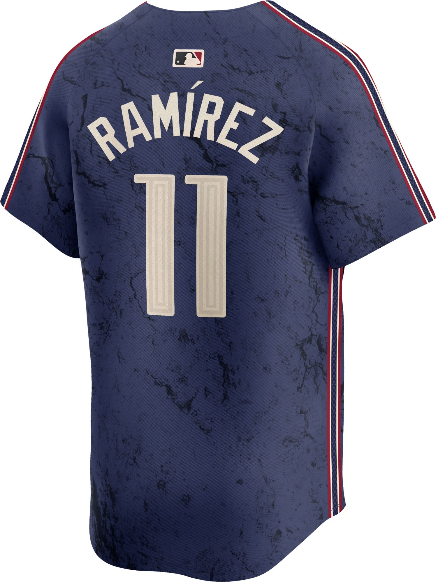 Nike Men's Cleveland Guardians City Connect José Ramírez #11 Navy Limited Vapor Jersey product image
