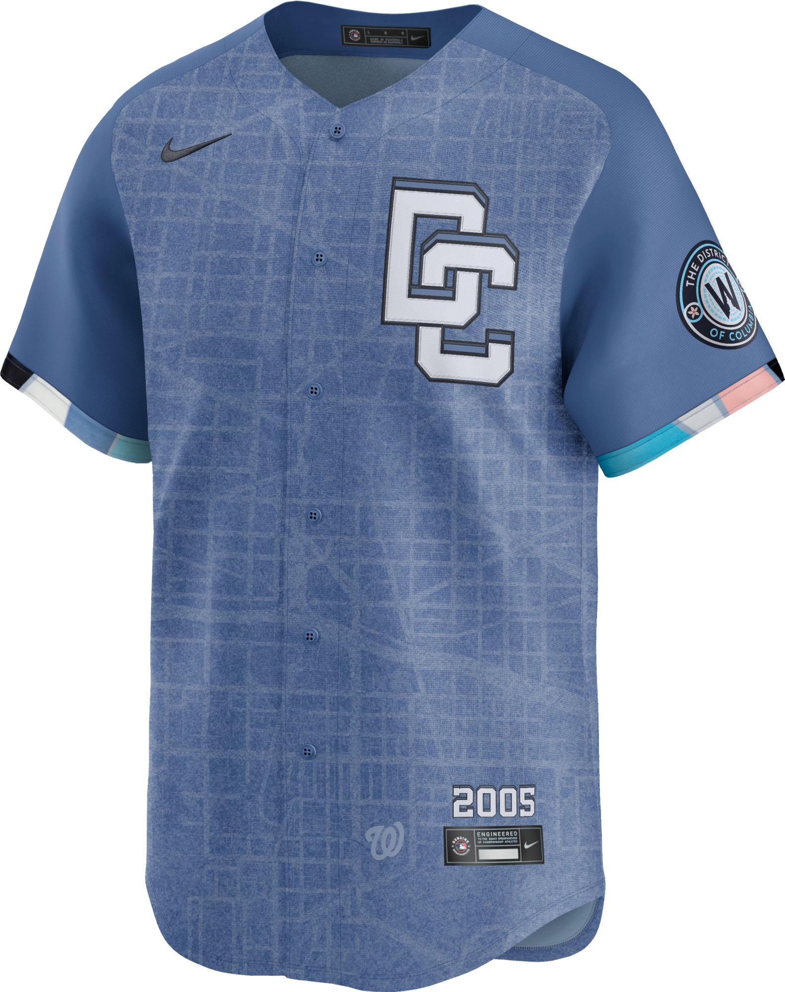 Nike Men's Washington Nationals Dylan Crews #3 City Connect Blue Limited Vapor Jersey product image