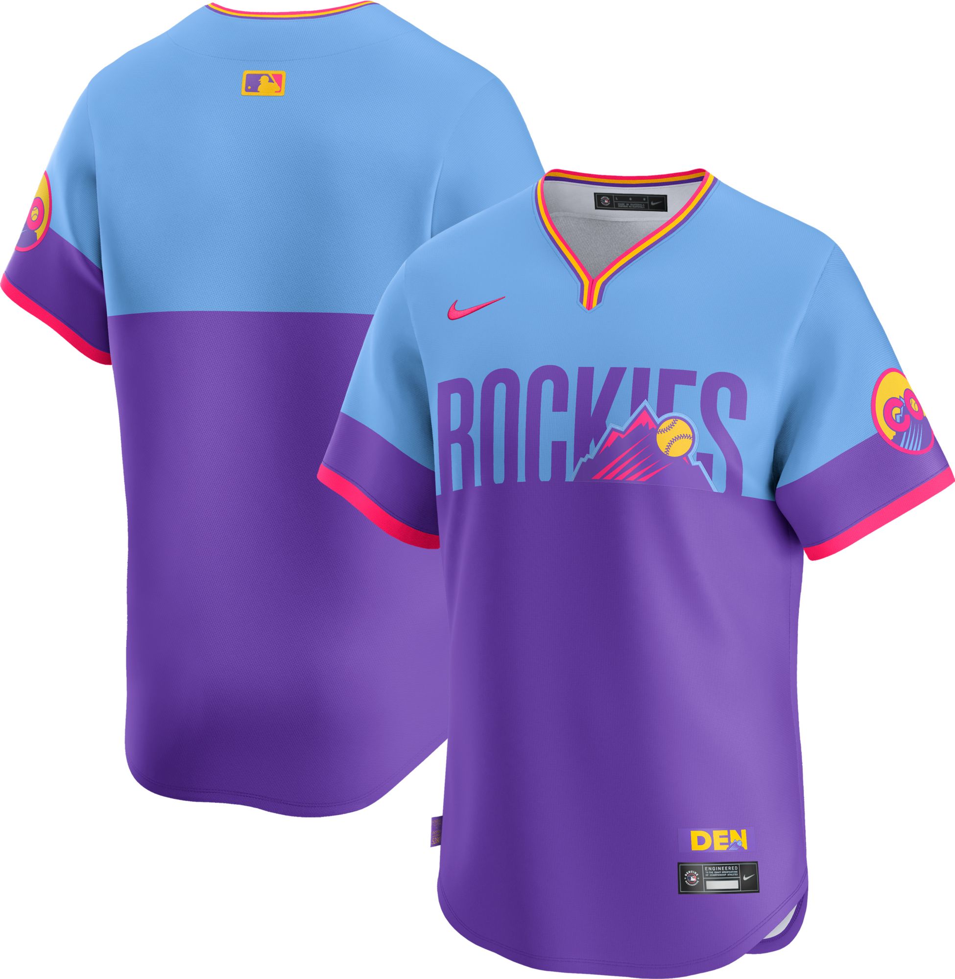 Nike Men's Colorado Rockies City Connect Blank Limited Vapor Jersey product image