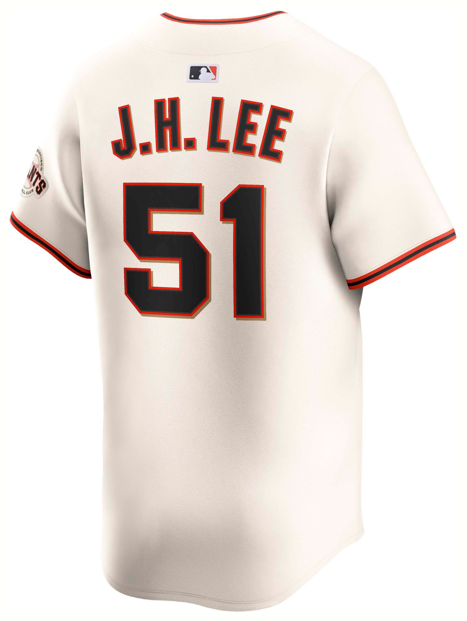 Nike Men's San Francisco Giants Jung Hoo Lee #51 White Home Vapor Limited Jersey product image