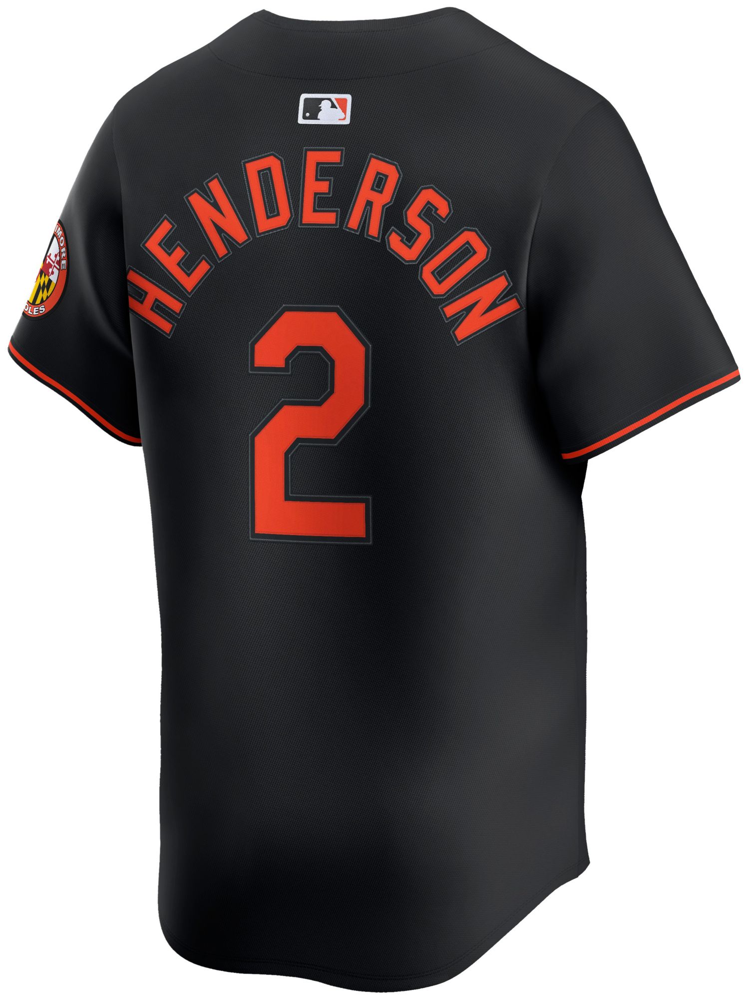 Nike Adult Baltimore Orioles Gunnar Henderson #2 Black Limited