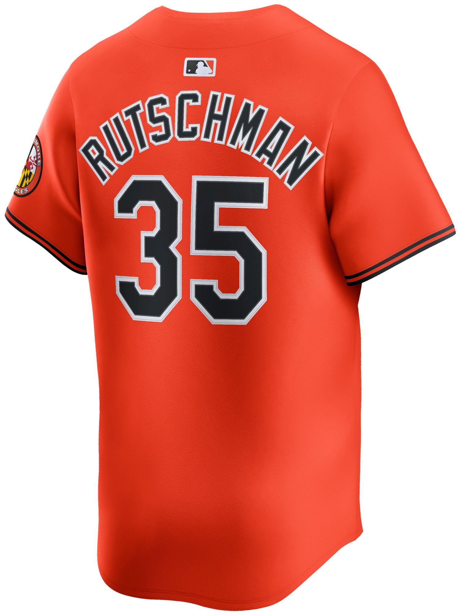 Nike Men's Baltimore Orioles Orange Adley Rutschman #35 Limited Jersey product image