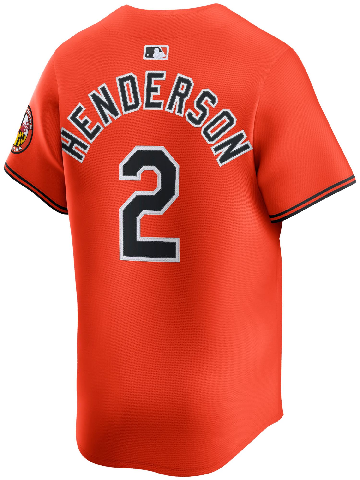 Nike Men's Baltimore Orioles Orange Gunnar Henderson #2 Limited Jersey product image