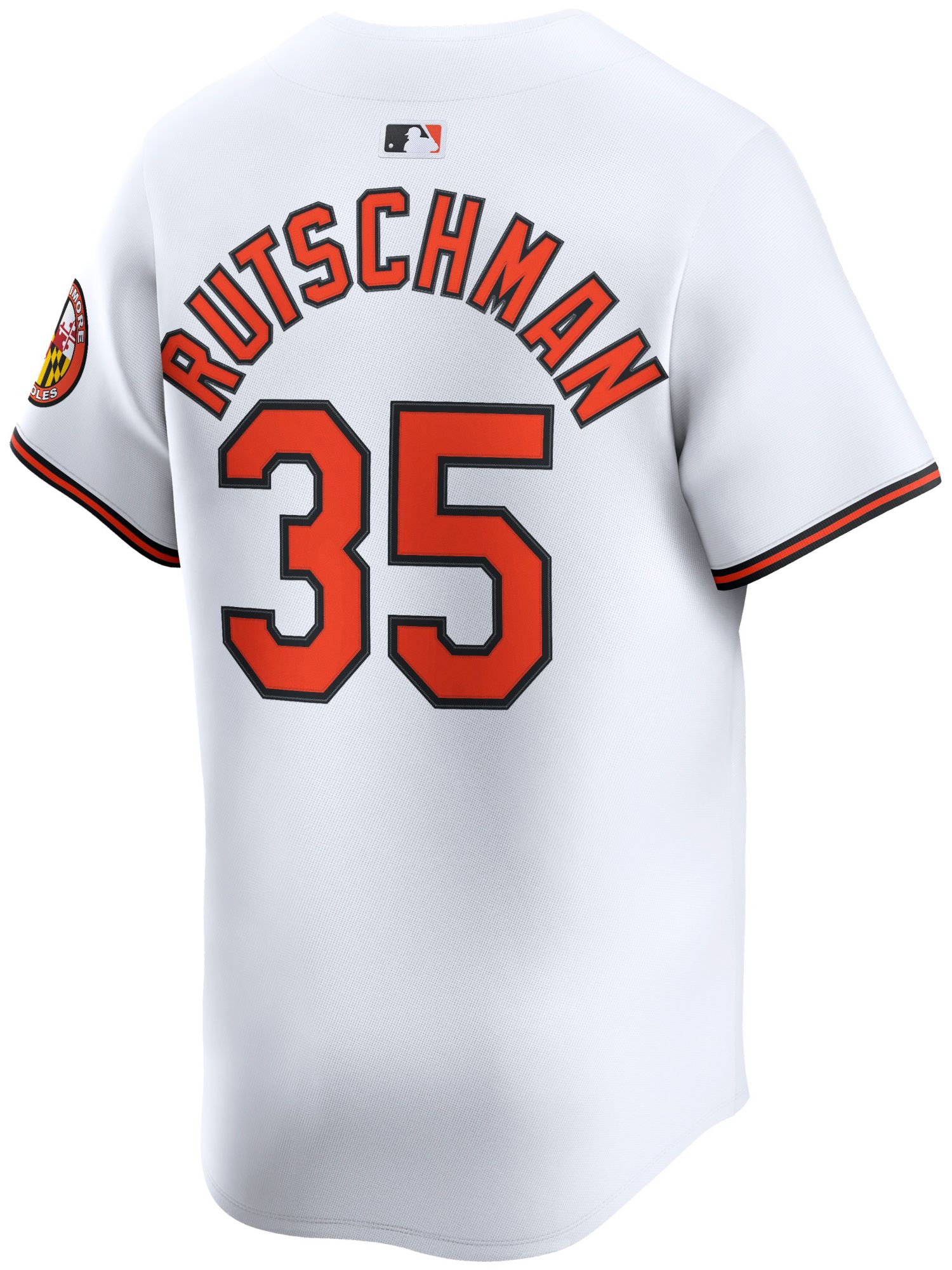 Nike Men's Baltimore Orioles White Adley Rutschman #35 Limited Jersey product image