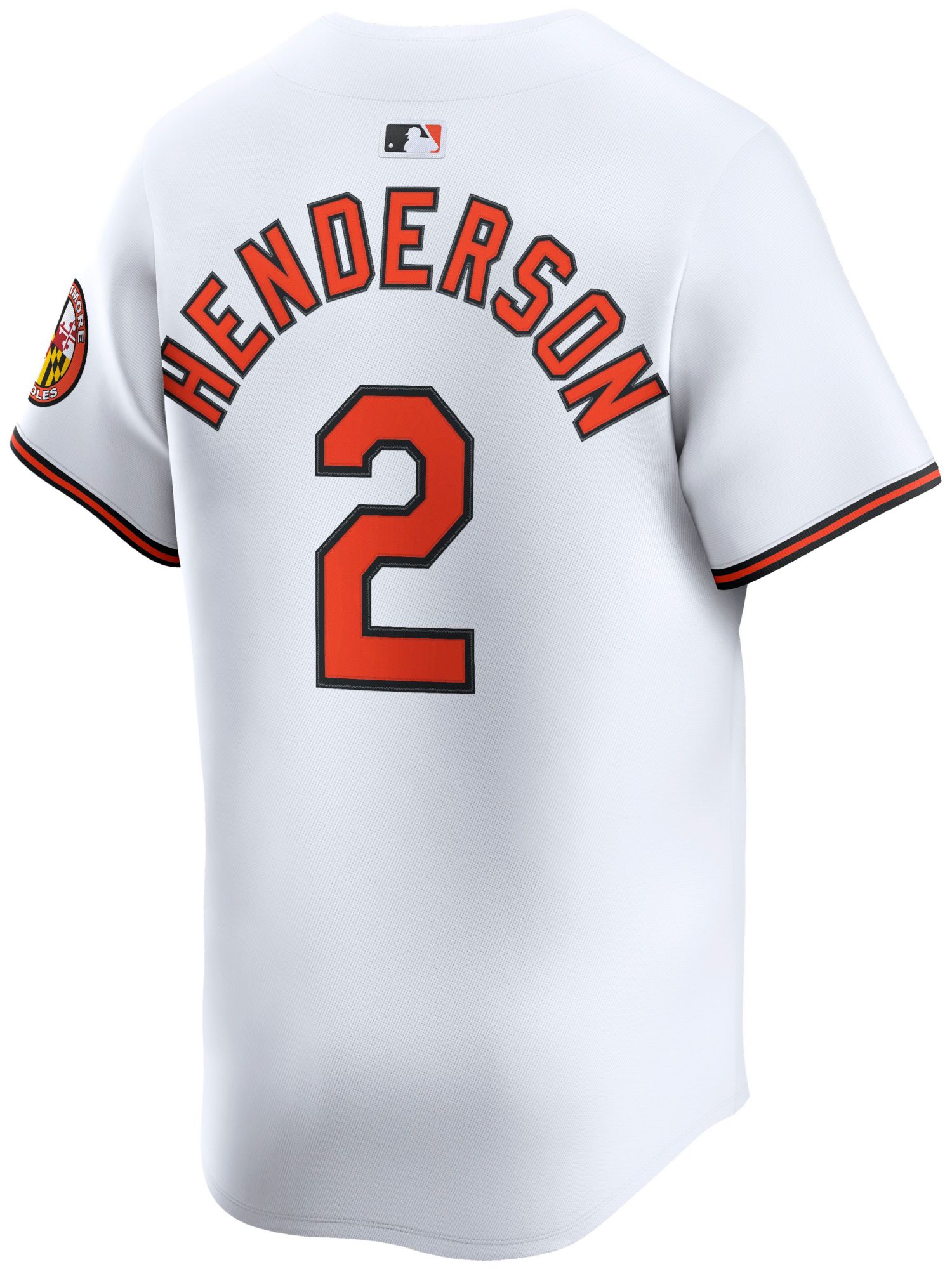 Nike Men's Baltimore Orioles White Gunnar Henderson #2 Limited Jersey product image