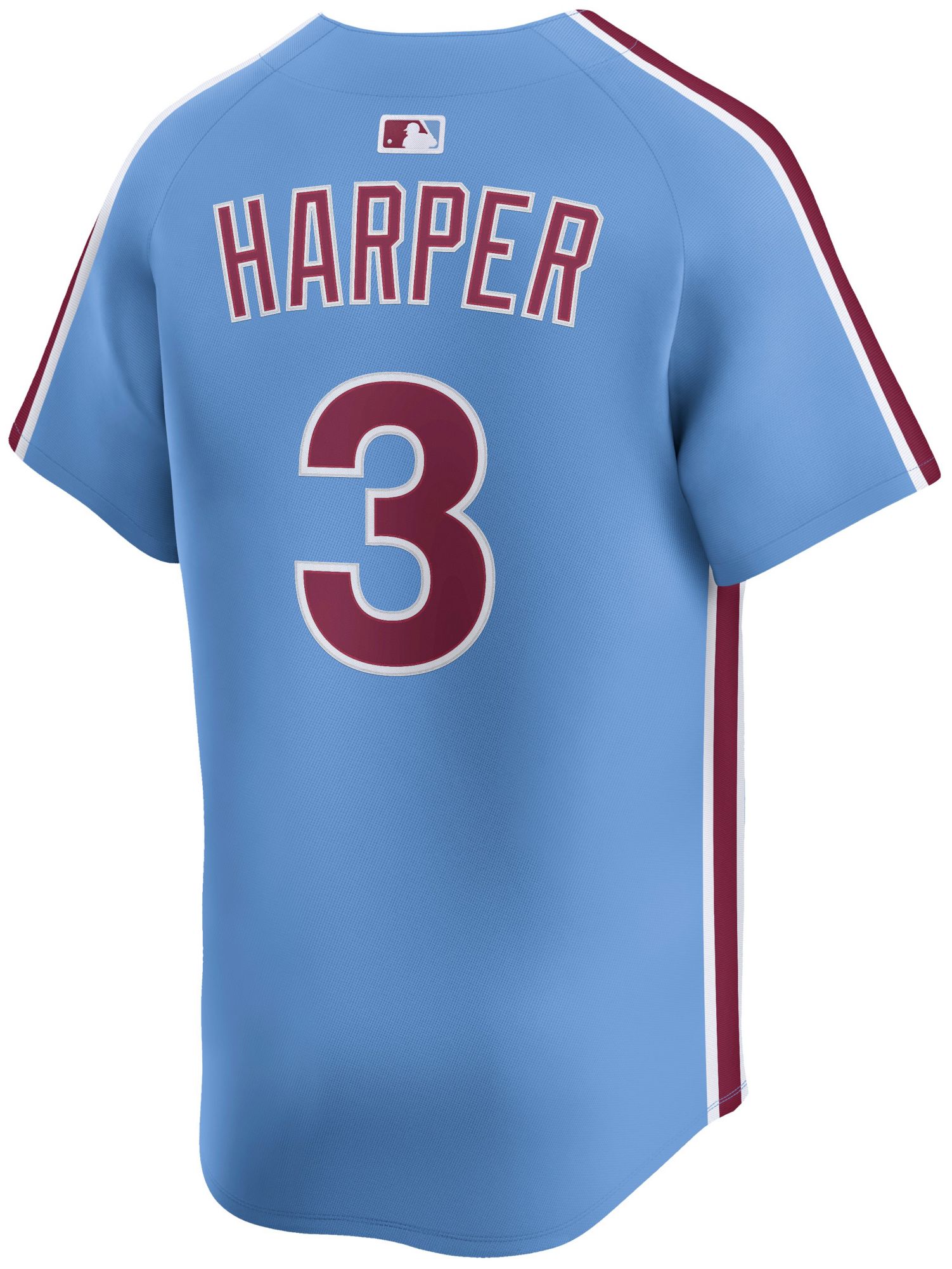 Nike Adult Philadelphia Phillies Bryce Harper #3 Light Blue Limited Jersey product image