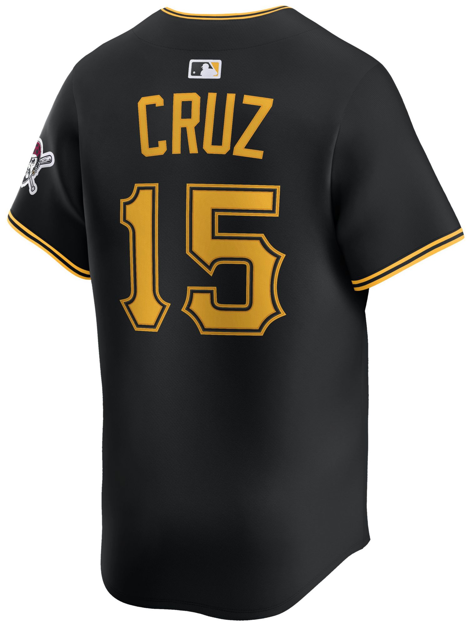 Nike Adult Pittsburgh Pirates Oneil Cruz #15 Black Limited Jersey product image