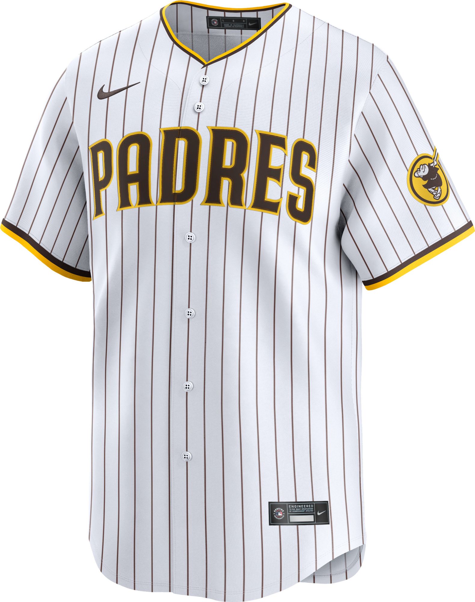 Nike Men's San Diego Padres Jackson Merrill #3 White Authentic Home Jersey product image