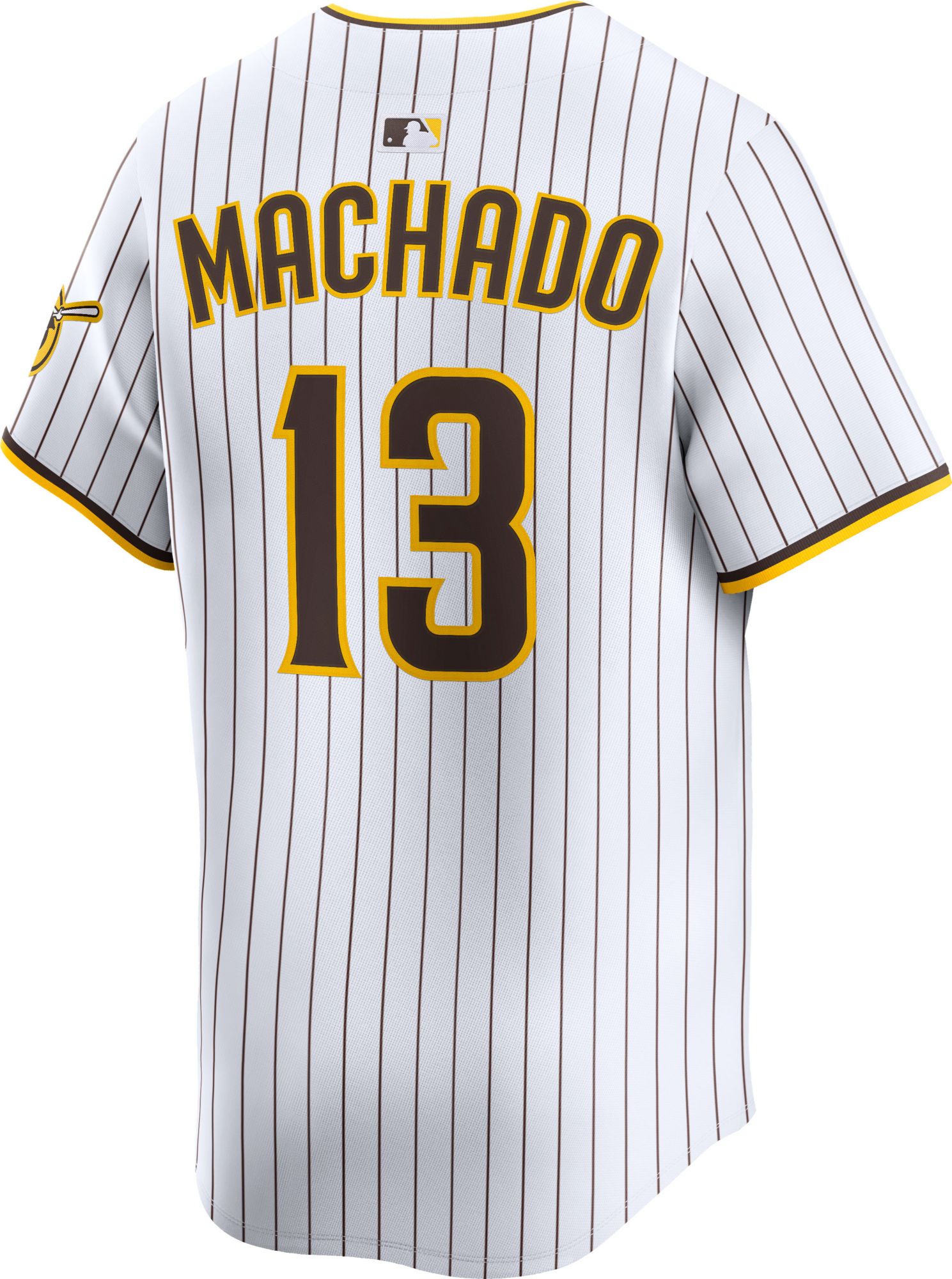 Nike Men's San Diego Padres Manny Machado #13 White Authentic Home Jersey product image