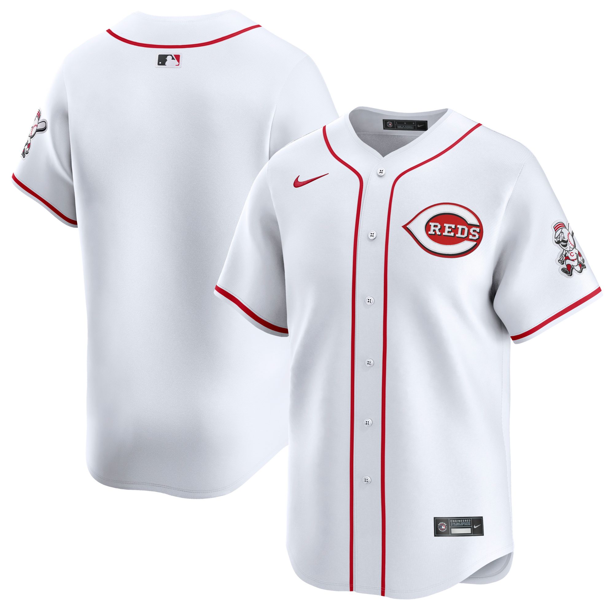 Nike Men's Cincinnati Reds White Home Jersey product image
