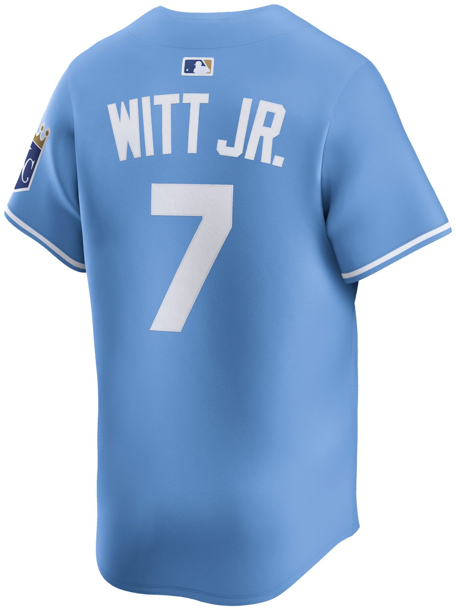 Nike Adult Kansas City Royals Bobby Witt Jr. #7 Blue Limited Jersey product image
