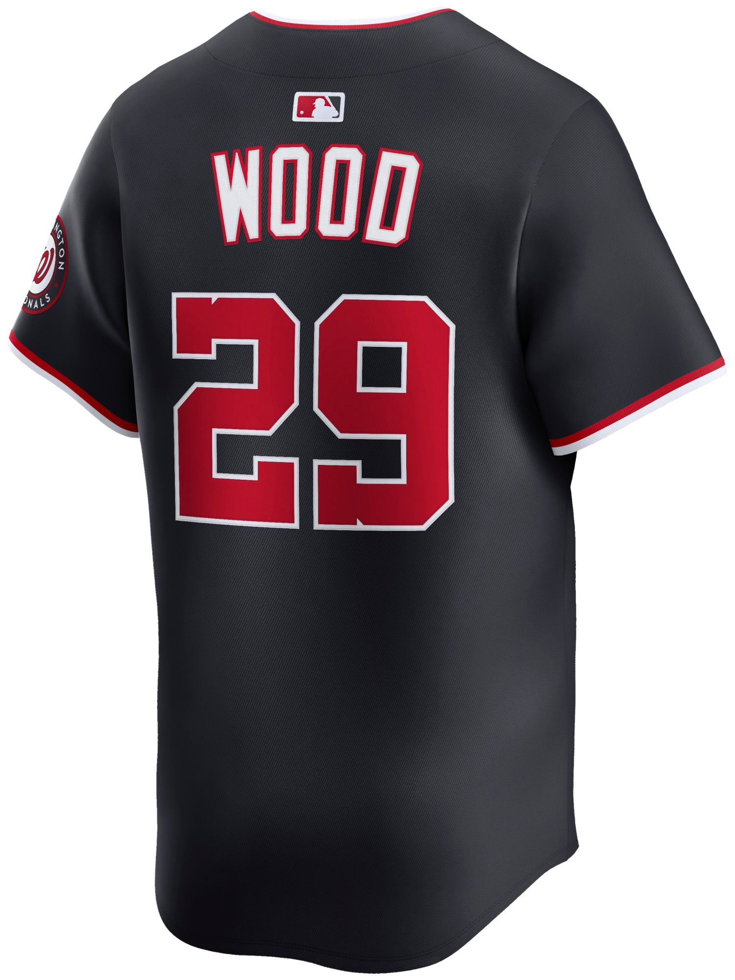 Nike Adult Washington Nationals Navy James Wood #29 Limited Jersey product image