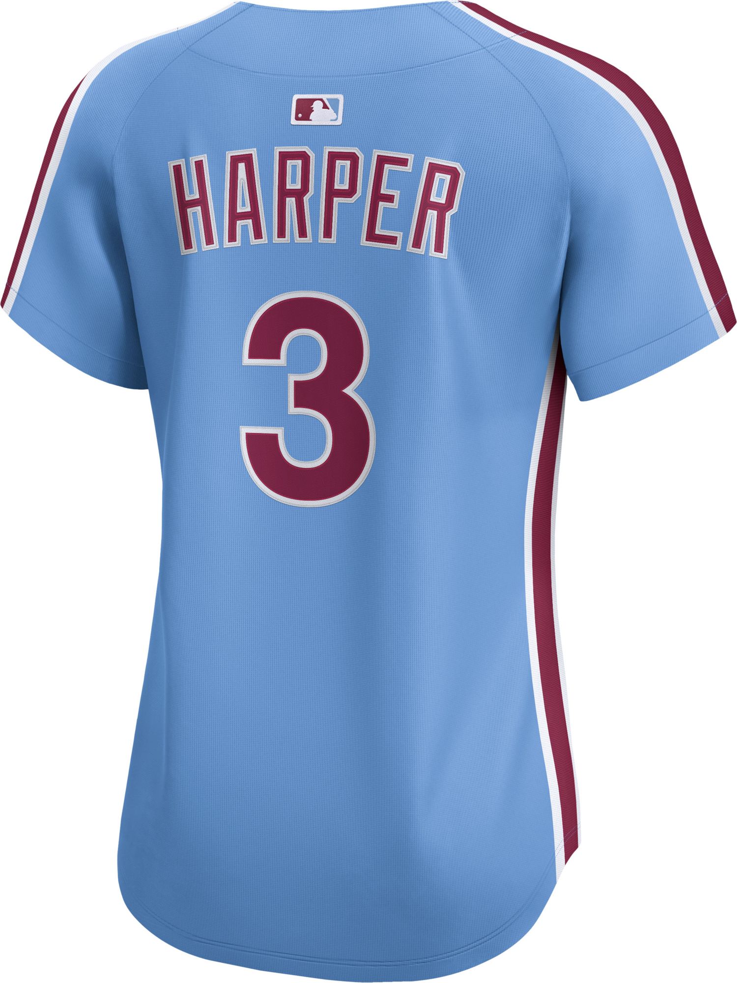 MLB Women's Philadelphia Phillies Bryce Harper #3 Light Blue Limited Jersey product image