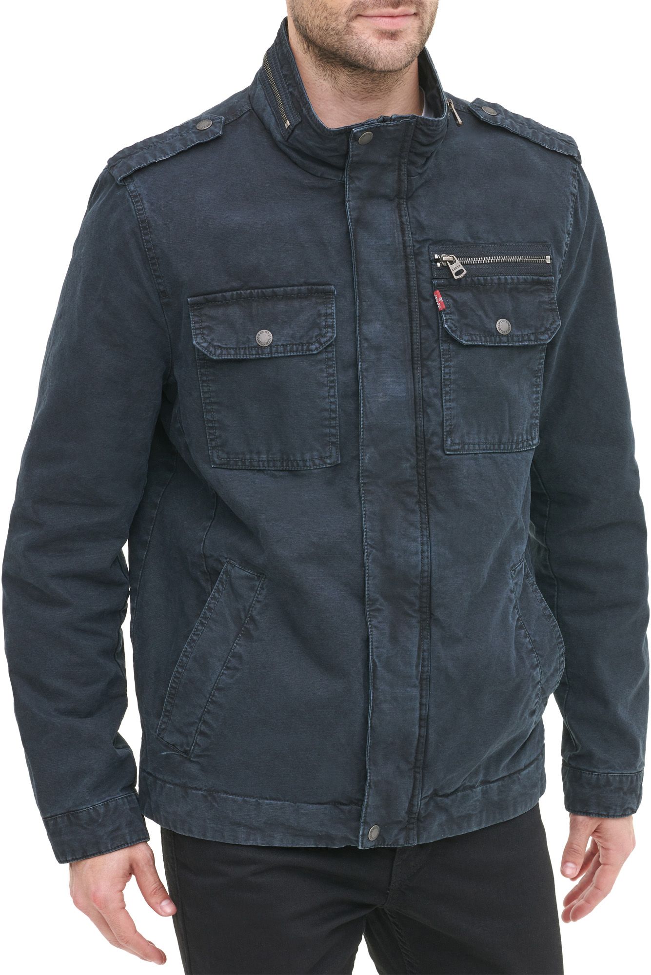 LEVI'S Men's Washed Cotton Military Jacket product image
